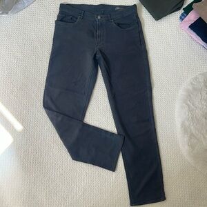 Faherty Stretch Terry 5-Pocket Pant sz 33 x 30 charcoal